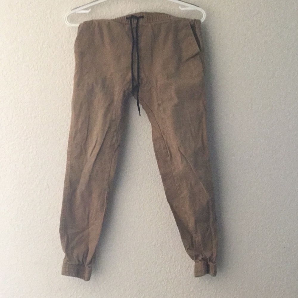 Khaki joggers